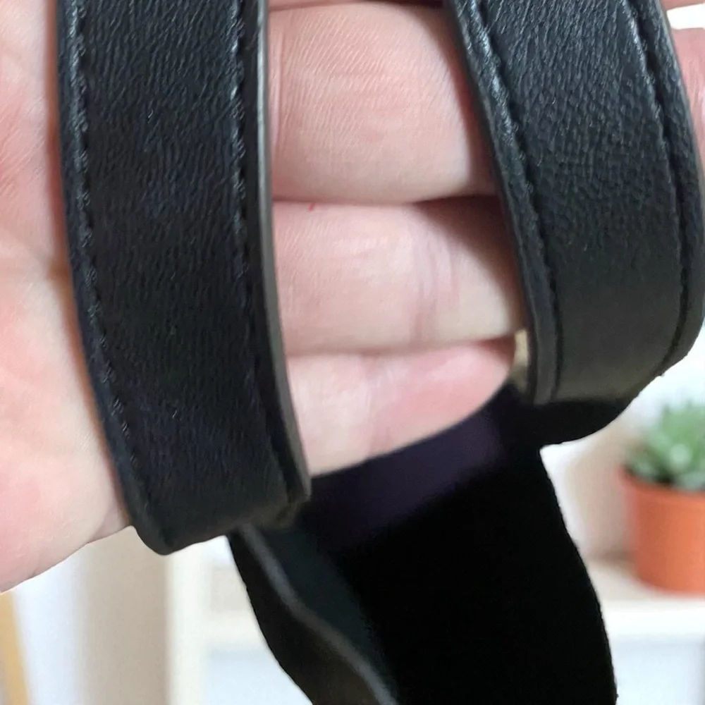 Karl Lagerfeld Black Messenger Bag with Signature Script
